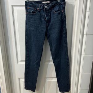 Levi’s Wedgie Dark Blue Denim Jeans